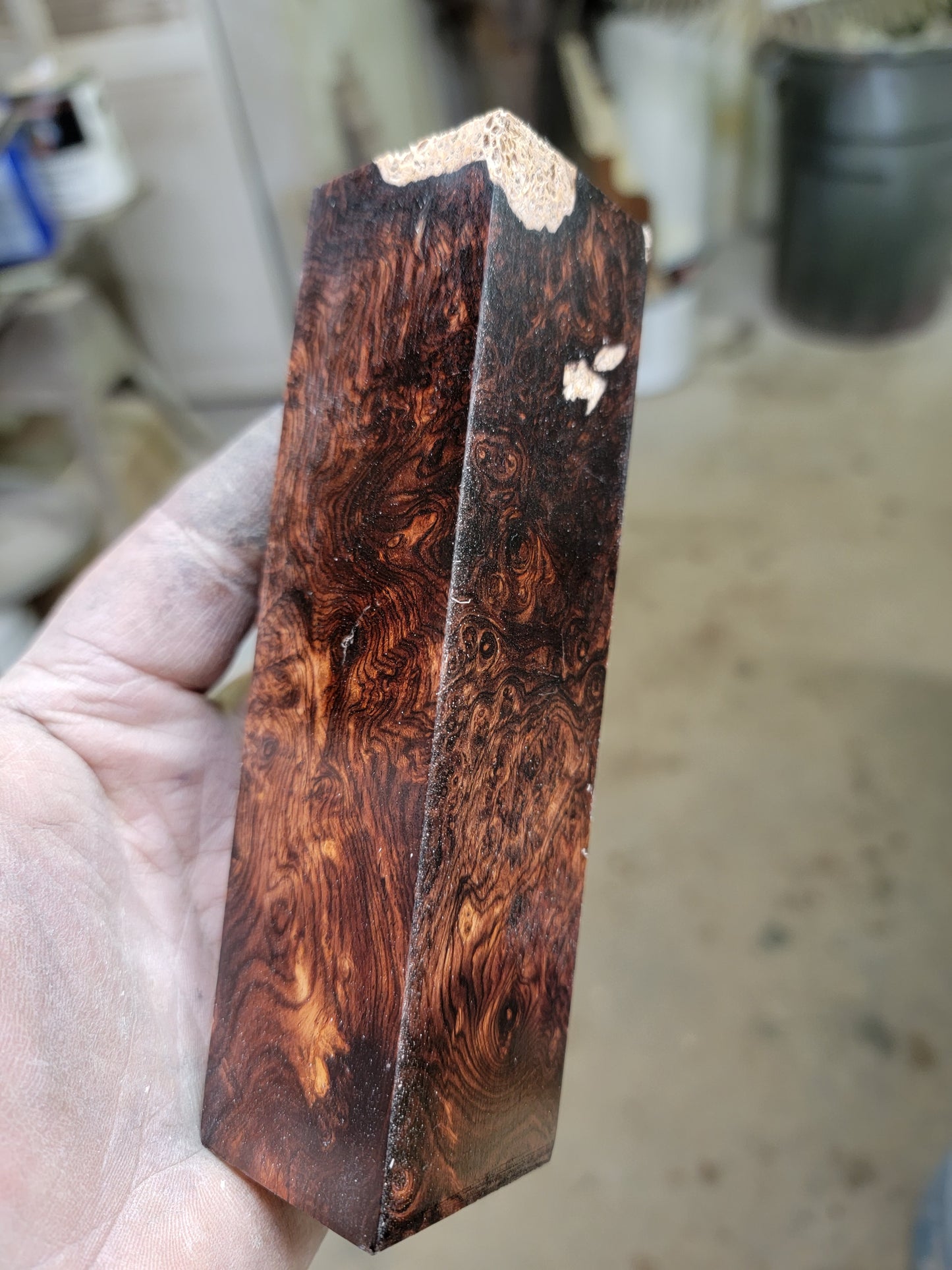 Honduran rosewood burl