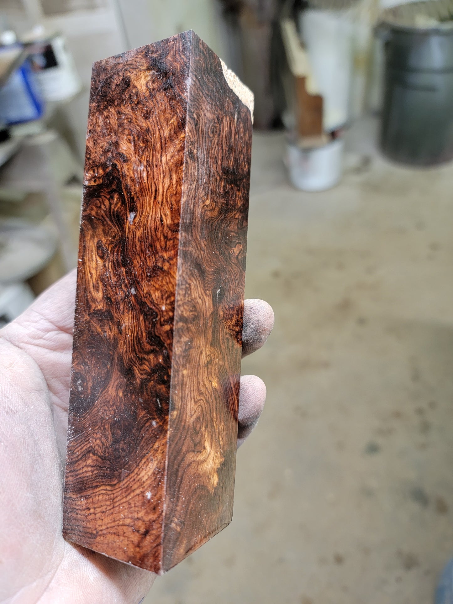 Honduran rosewood burl